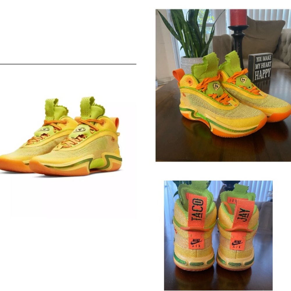 Like New Boys Air Jordan Xxxvi 36 Nitro X
Jayson Tatum Taco Jay.